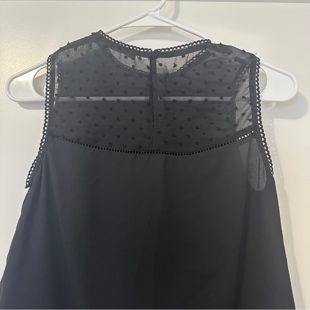 Zara Basic Black Sleeveless Blouse Size XS Extra Small Women’s - Picture 6 of 9